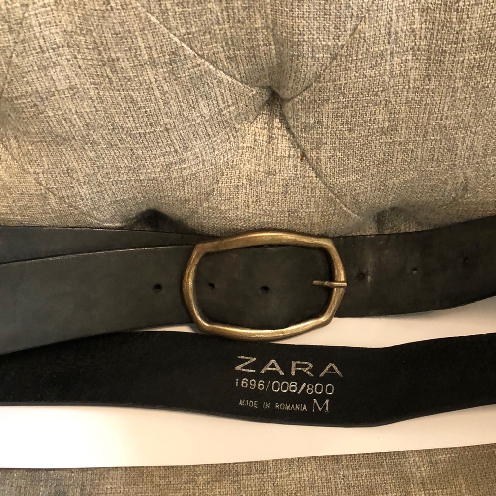 Zara suede belt